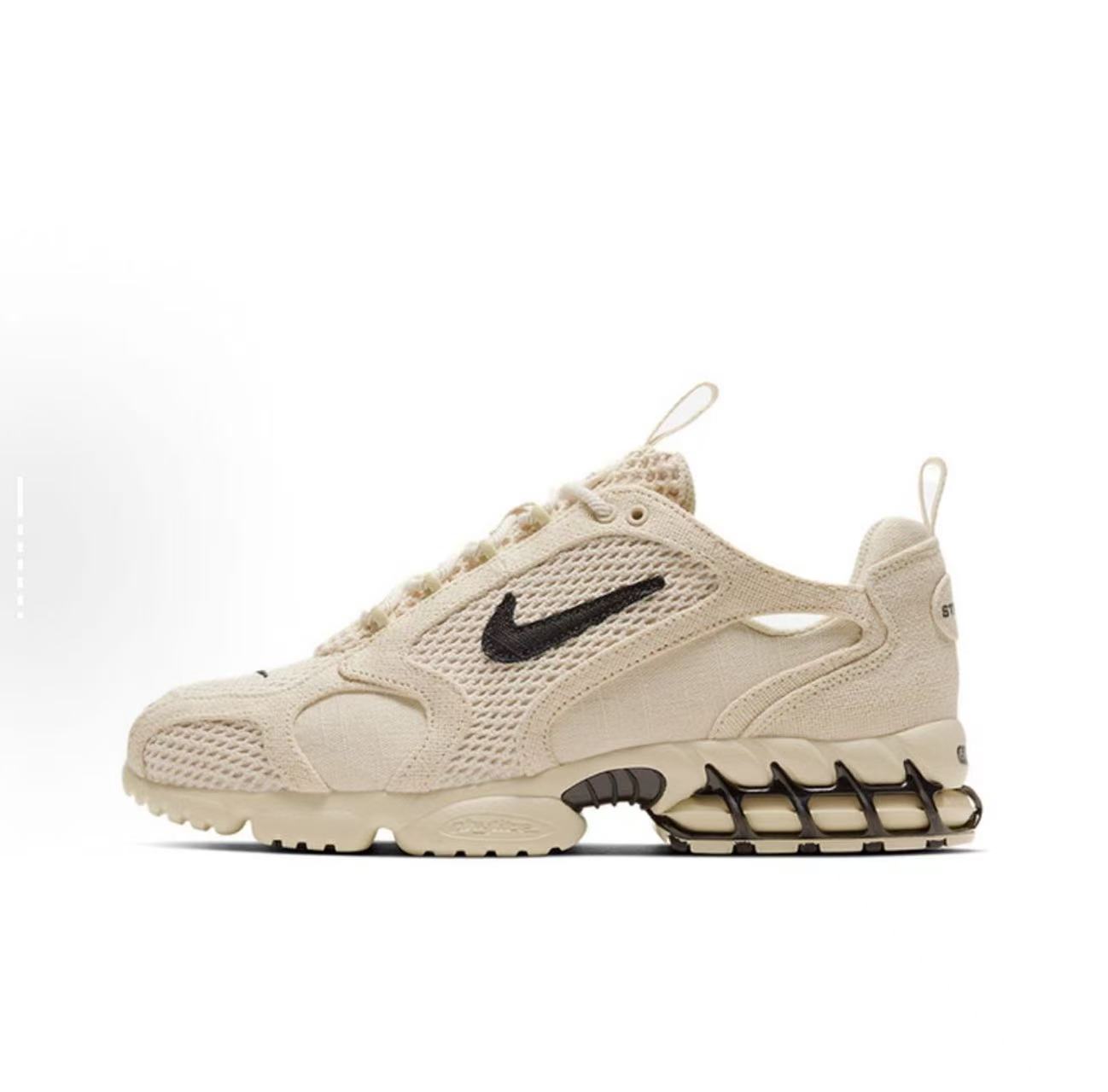 Stussy X Nike Air Zoom Spiridon Cage 2 Desert Yellow