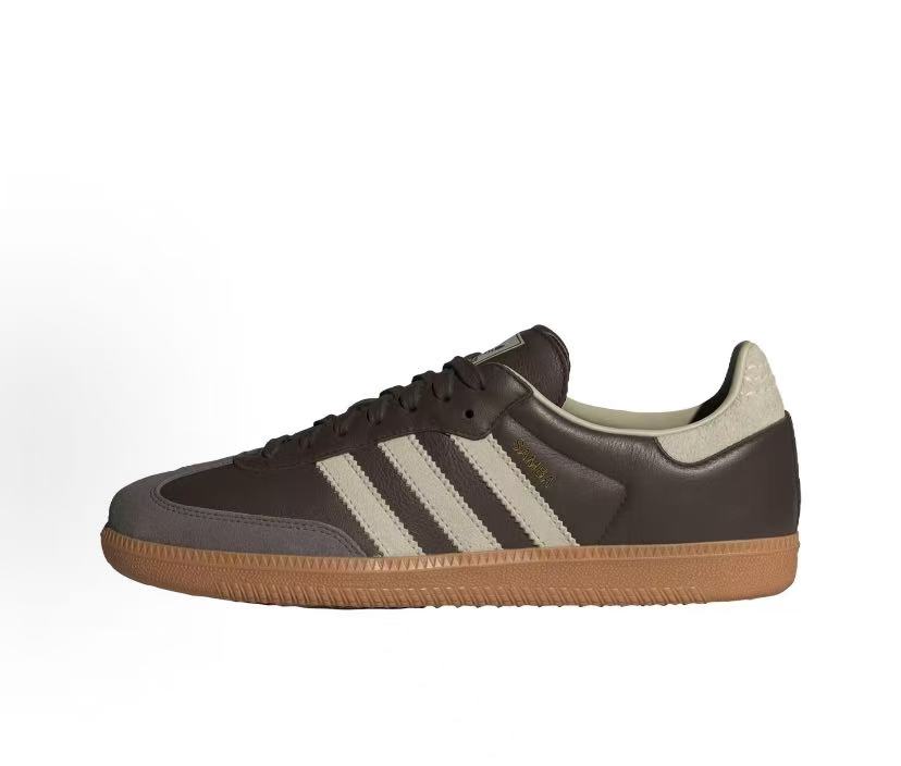 adidas Originals SAMBA Comfort Lightweight Thin Sole Durable Low-Top German Training Shoes Unisex Brown